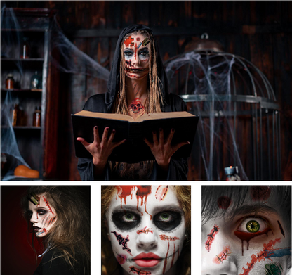 Halloween Prank Makeup Temporary Tattoo